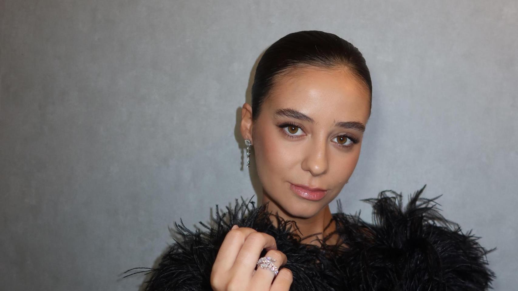 La joven luciendo las joyas de la casa en un evento hace unas semanas.