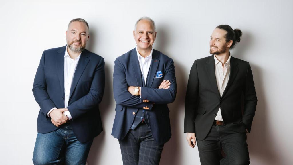 Román Orús, Enrique Lizaso y Samuel Mugel fundadores de la empresa.