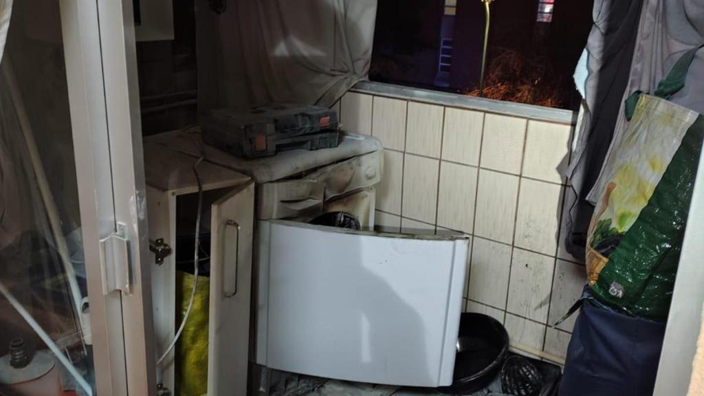 Imagen de los daños sufridos por el fuego