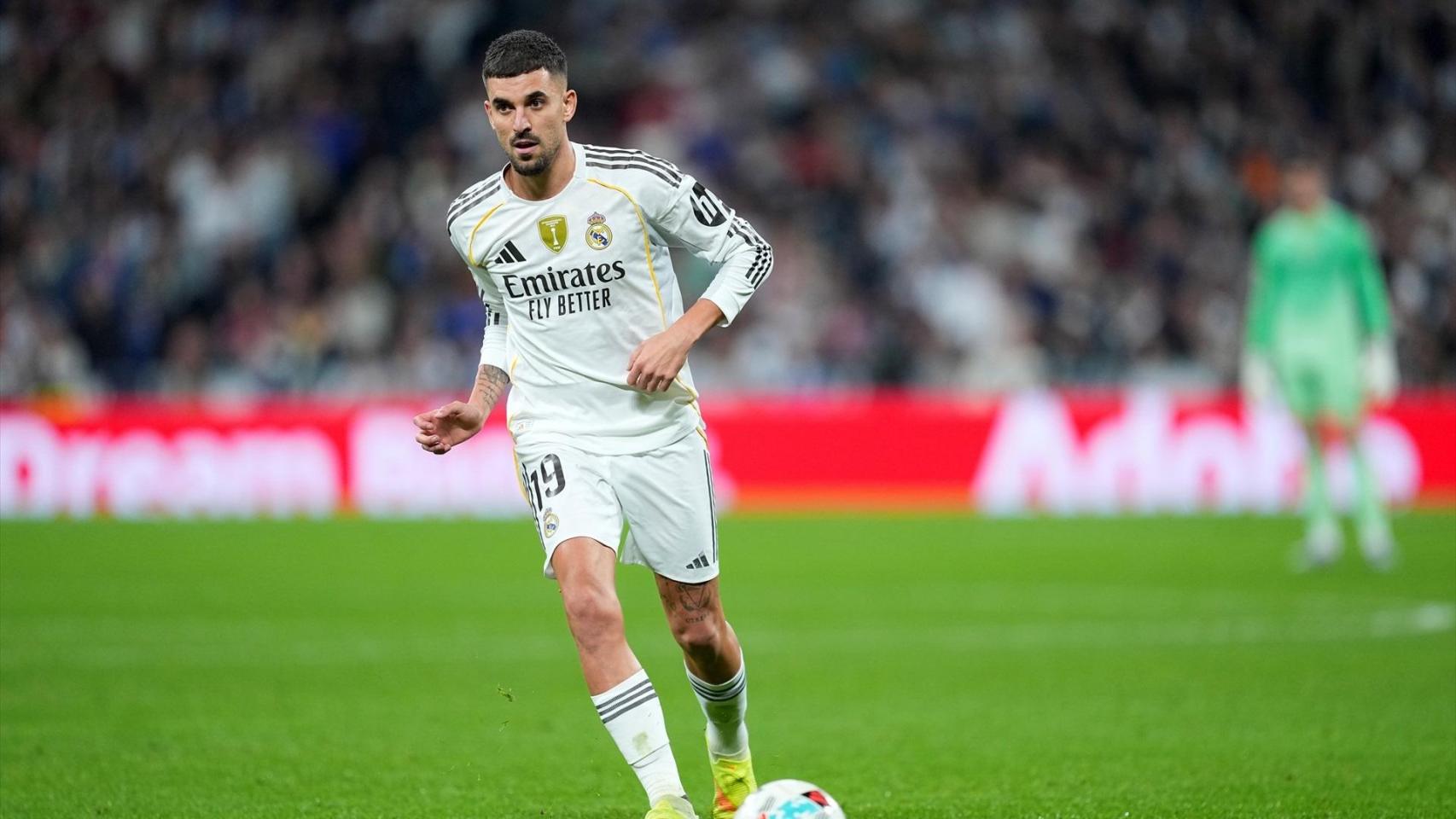 Ceballos, durante un partido con el Real Madrid.