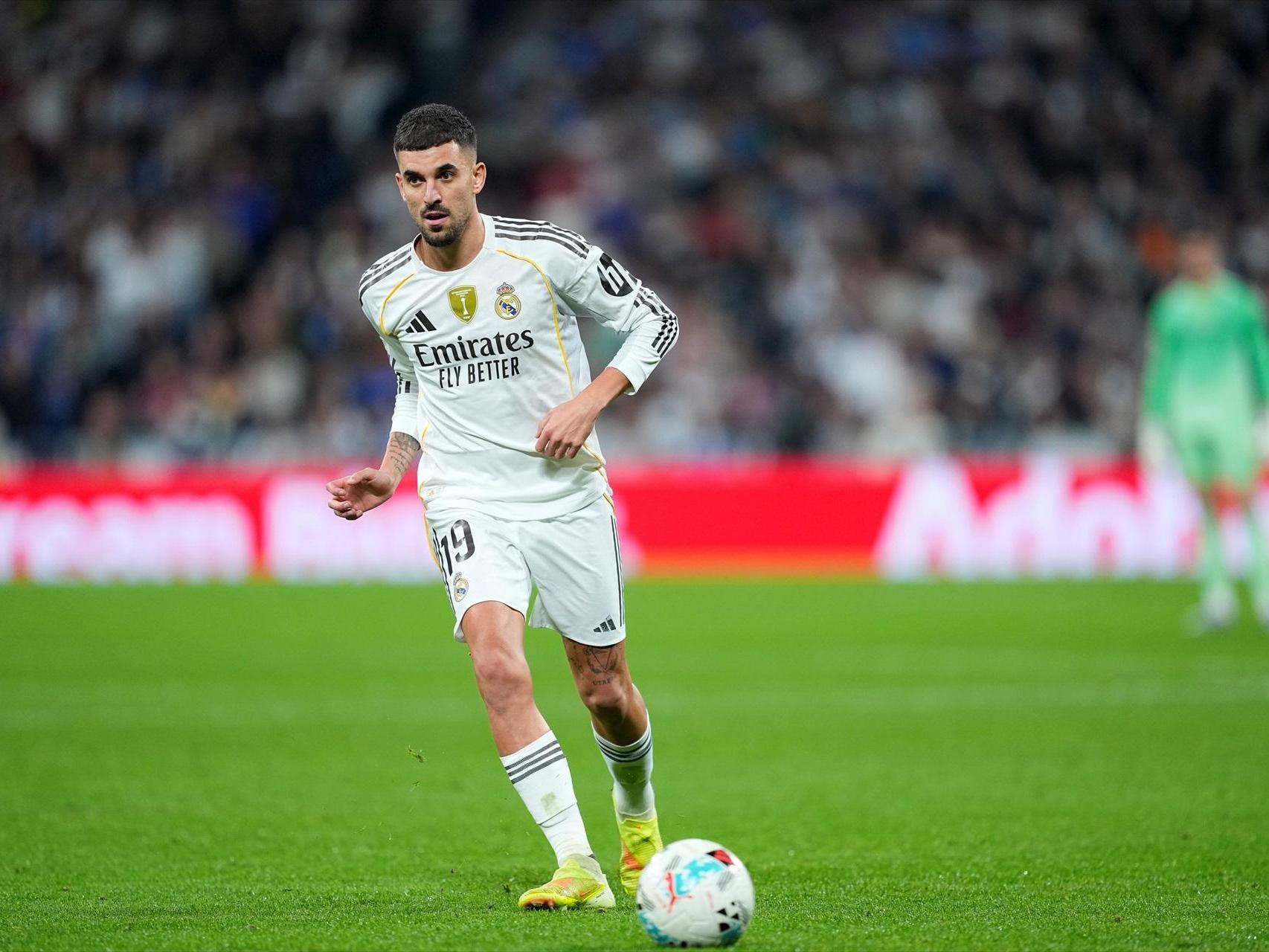 Ceballos, durante un partido con el Real Madrid.