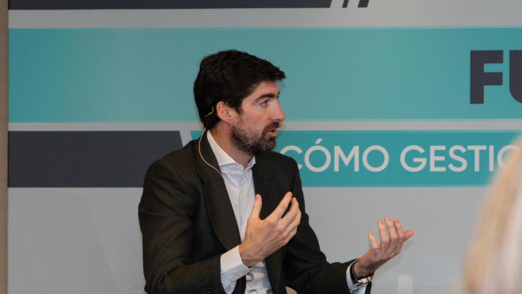 Javier Arizmendi, durante un evento de AFE.