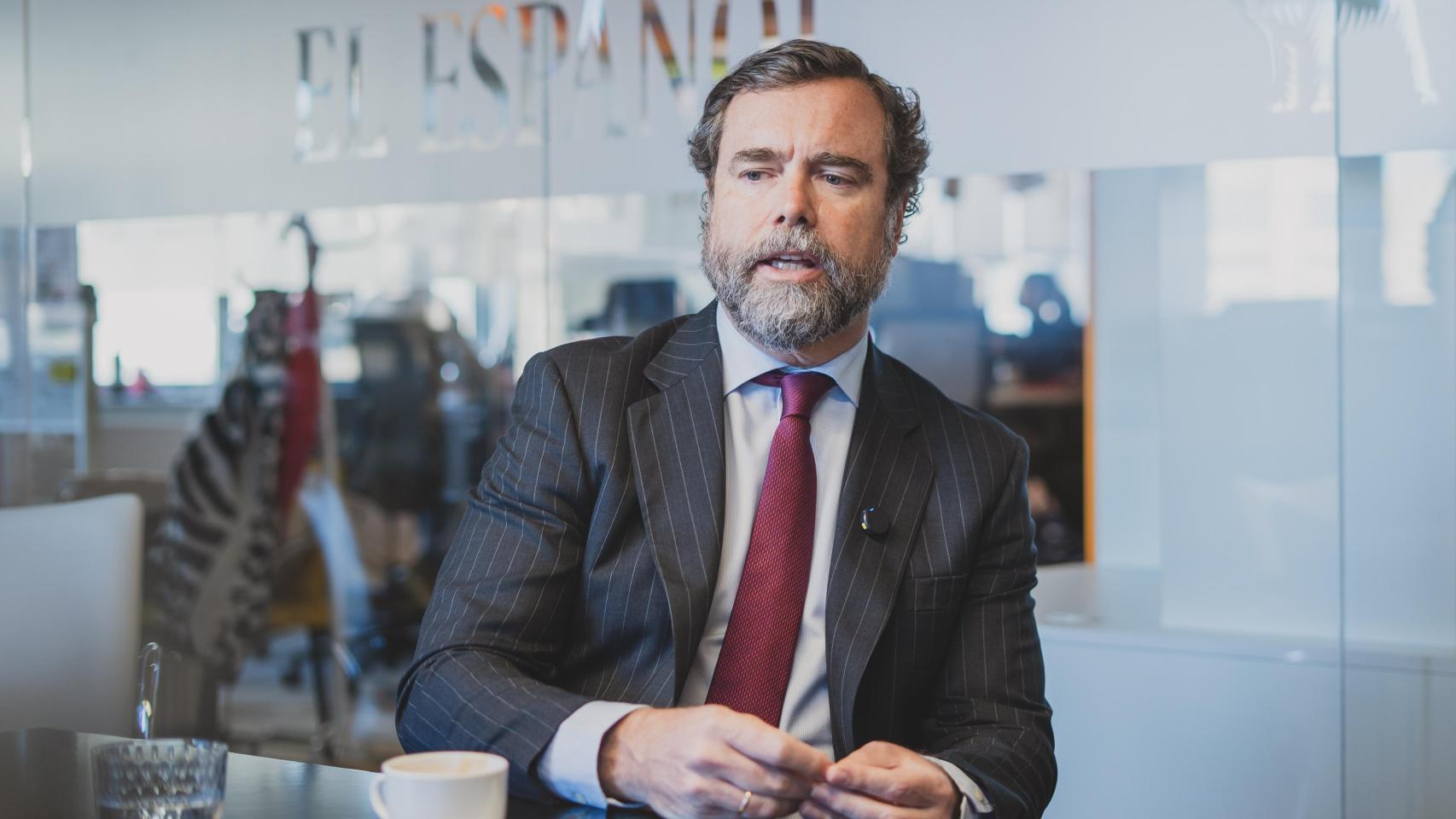 Iván Espinosa de los Monteros, durante su entrevista en EL ESPAÑOL.