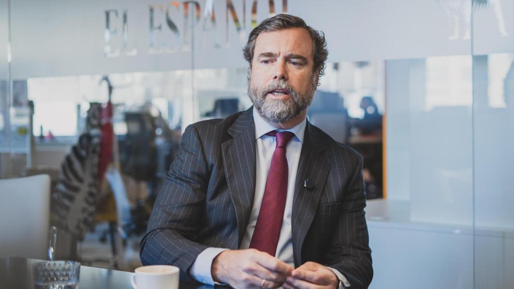 Iván Espinosa de los Monteros, durante su entrevista en EL ESPAÑOL.