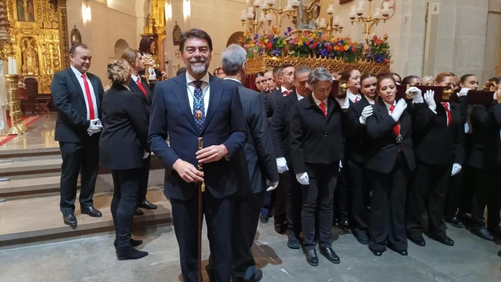 El alcalde de Alicante, Luis Barcala. EE