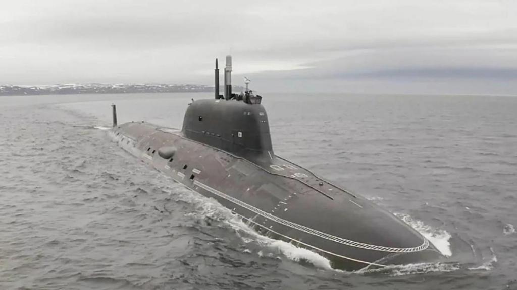 Submarino ruso en una imagen de archivo.