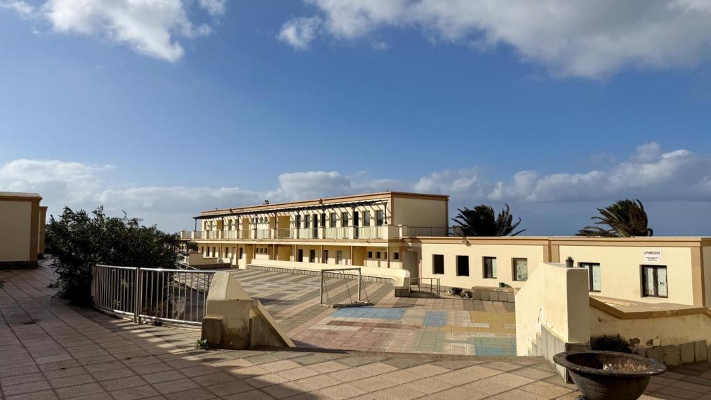 Albergue de La Santa, hasta hace unos meses el mayor centro de menores migrantes de Lanzarote, este viernes.