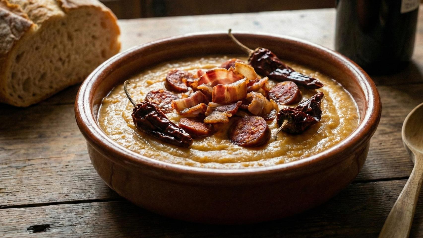 Un plato de gachas manchegas que son algo distintas a las gachasmigas