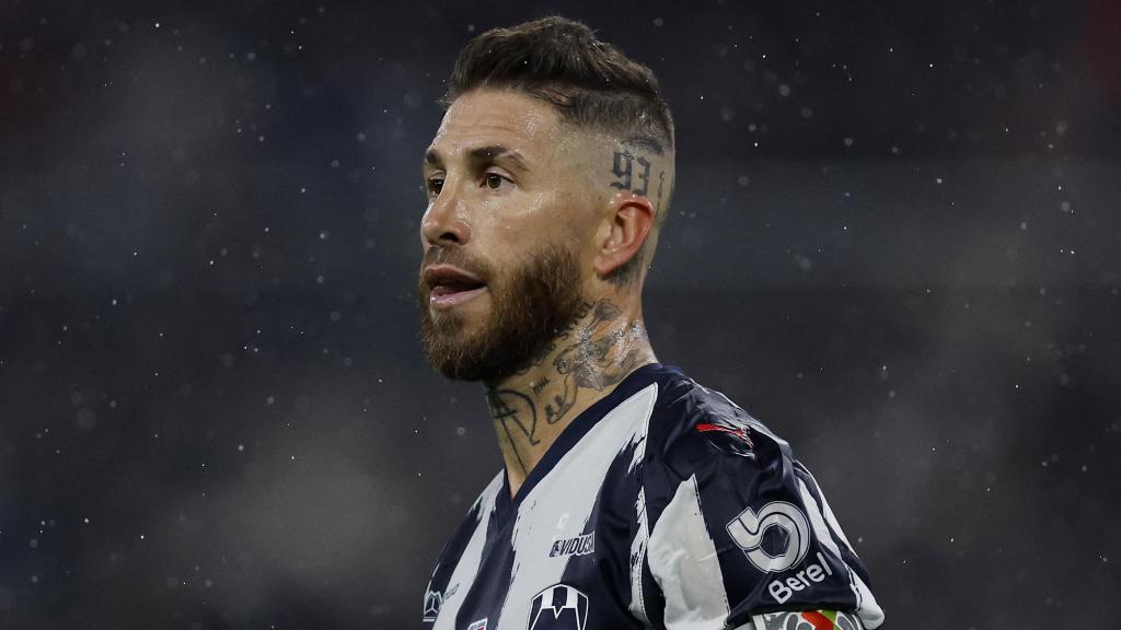 Sergio Ramos, durante el partido ante el Toluca.