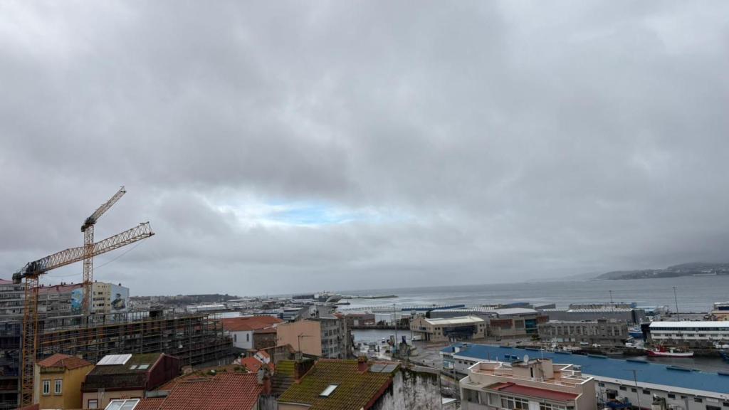 Cielo nublado en Vigo este fin de semana.
