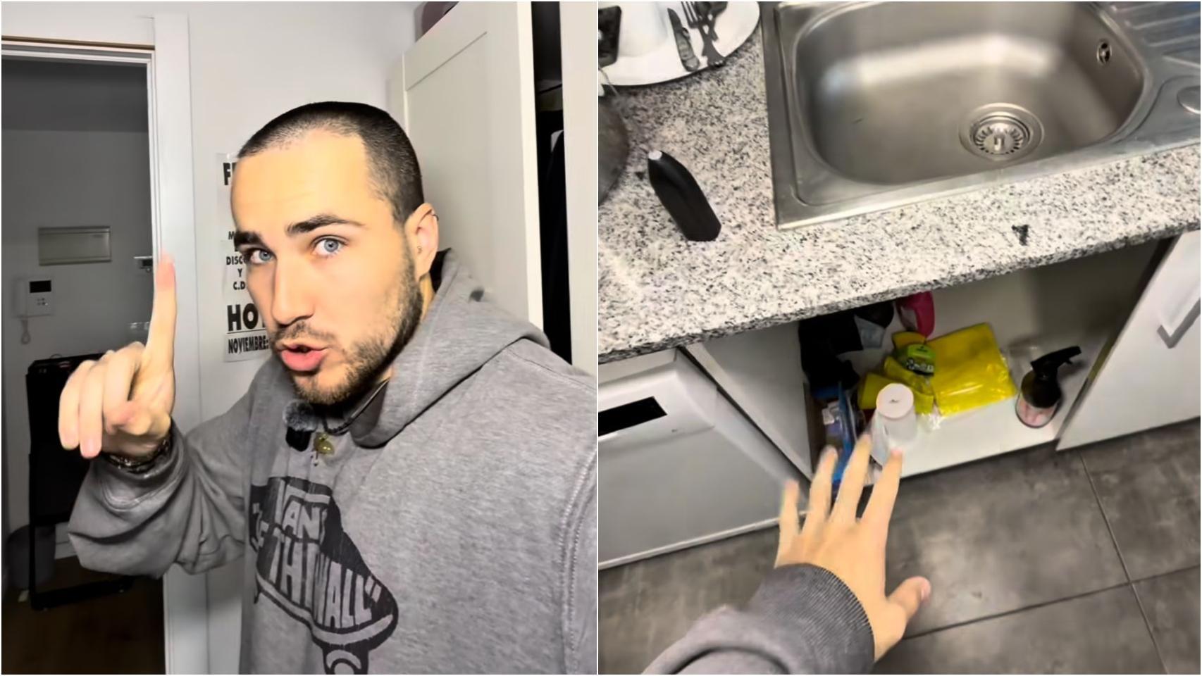 Jacobo de Santiago (26), inquilino de un piso compartido en Valencia. EE