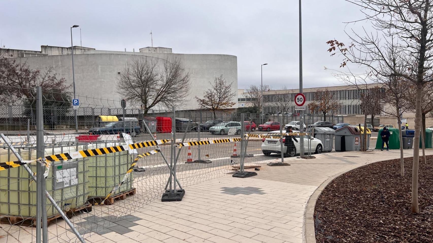 Obras de la red de calor en Parquesol