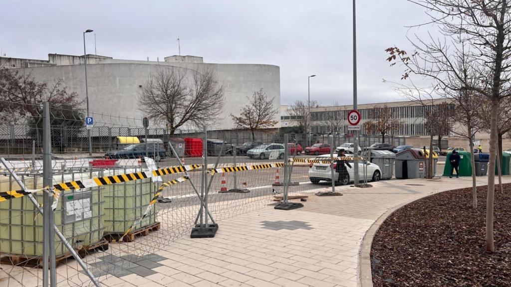 Obras de la red de calor en Parquesol