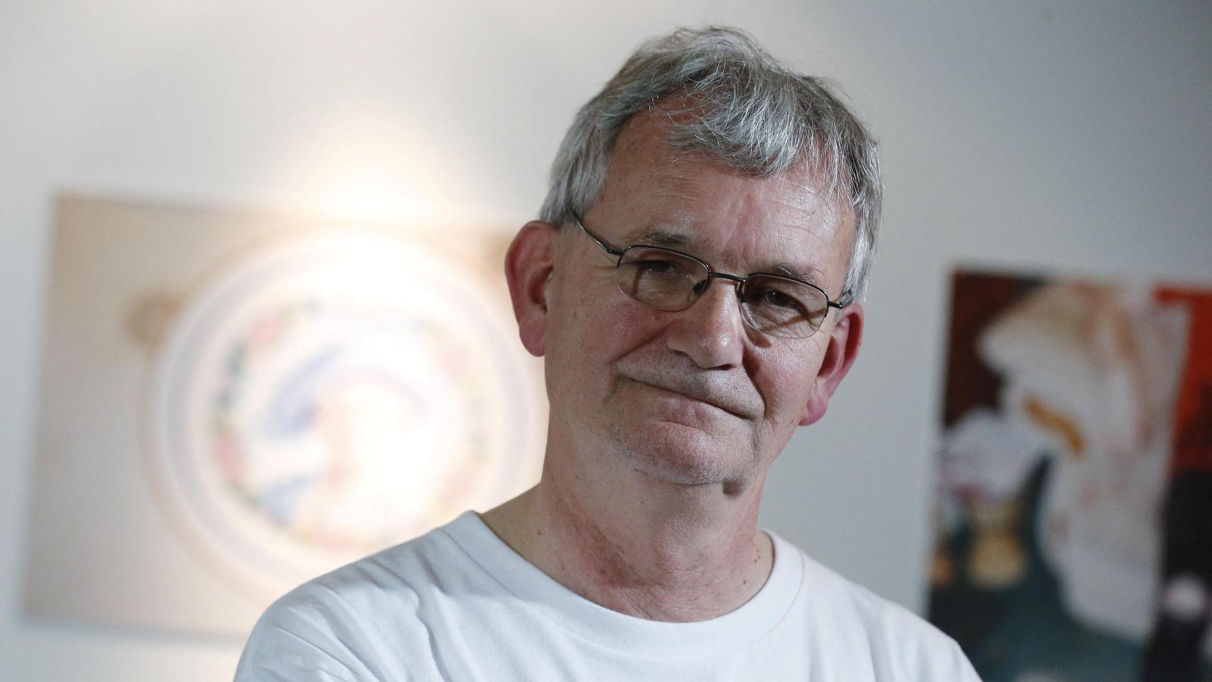 El fotógrafo Martin Parr durante este verano.