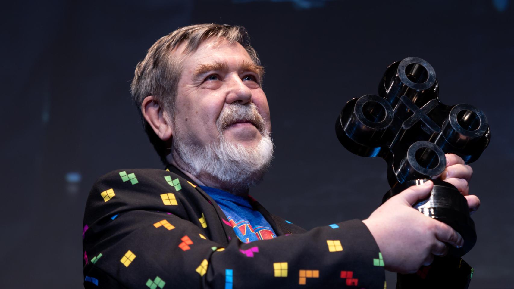 Alexey Pajitnov, durante la gala.
