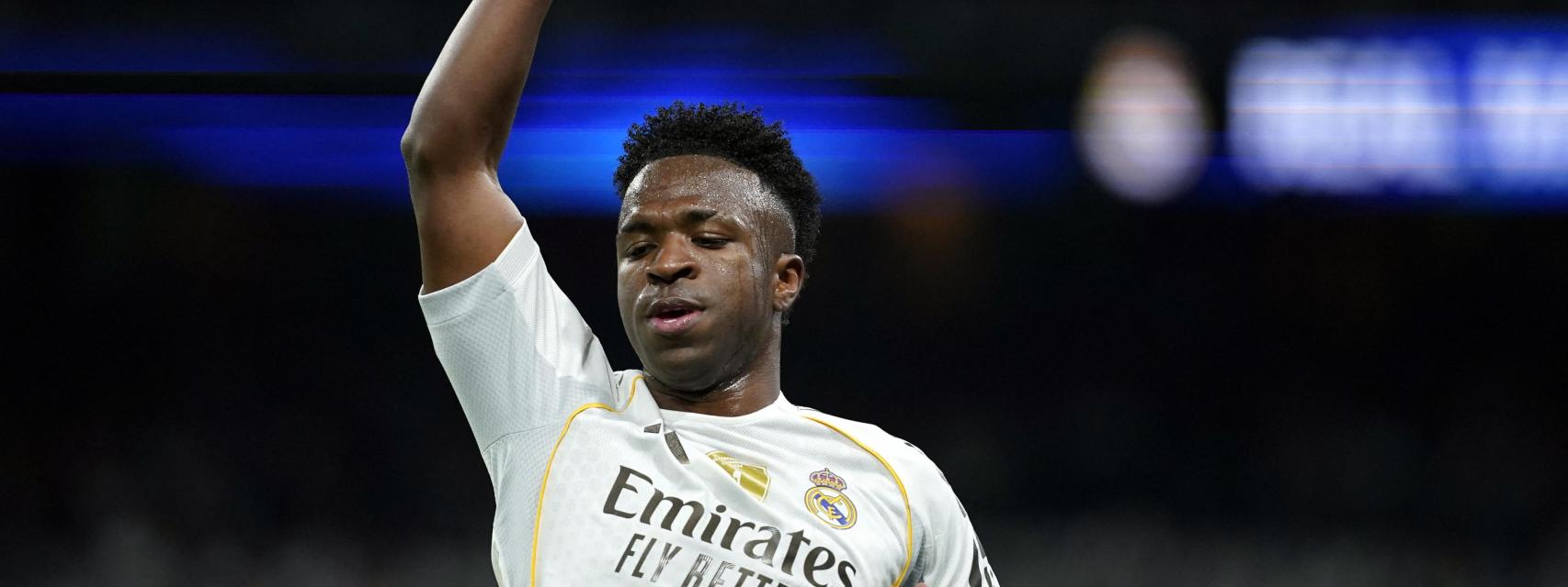 Vinicius, en el partido ante el Celta.