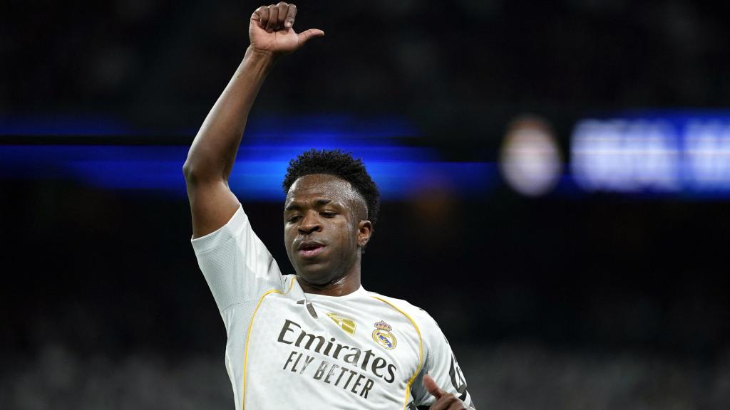 Vinicius, en el partido ante el Celta.