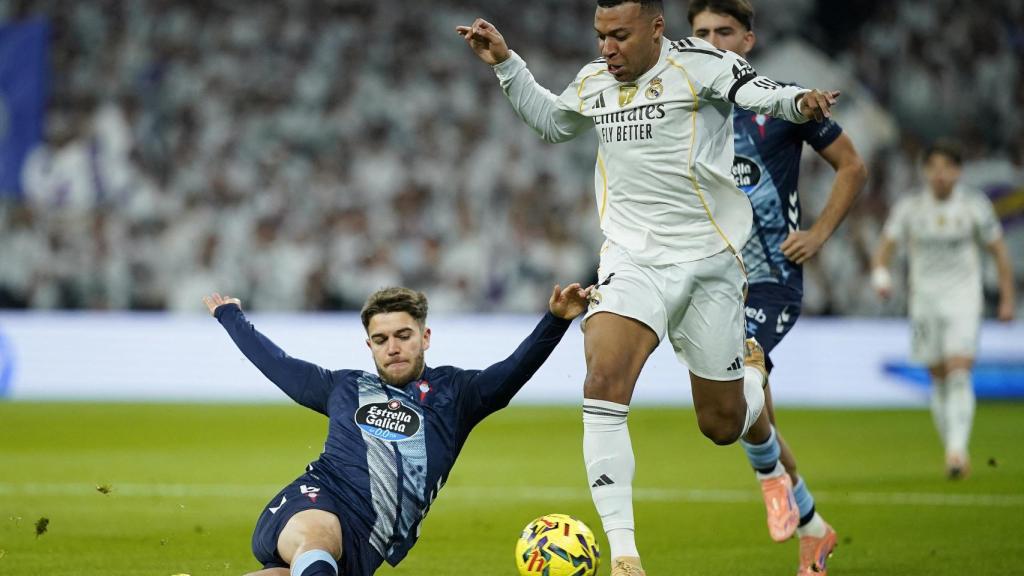 Mbappé, en acción.