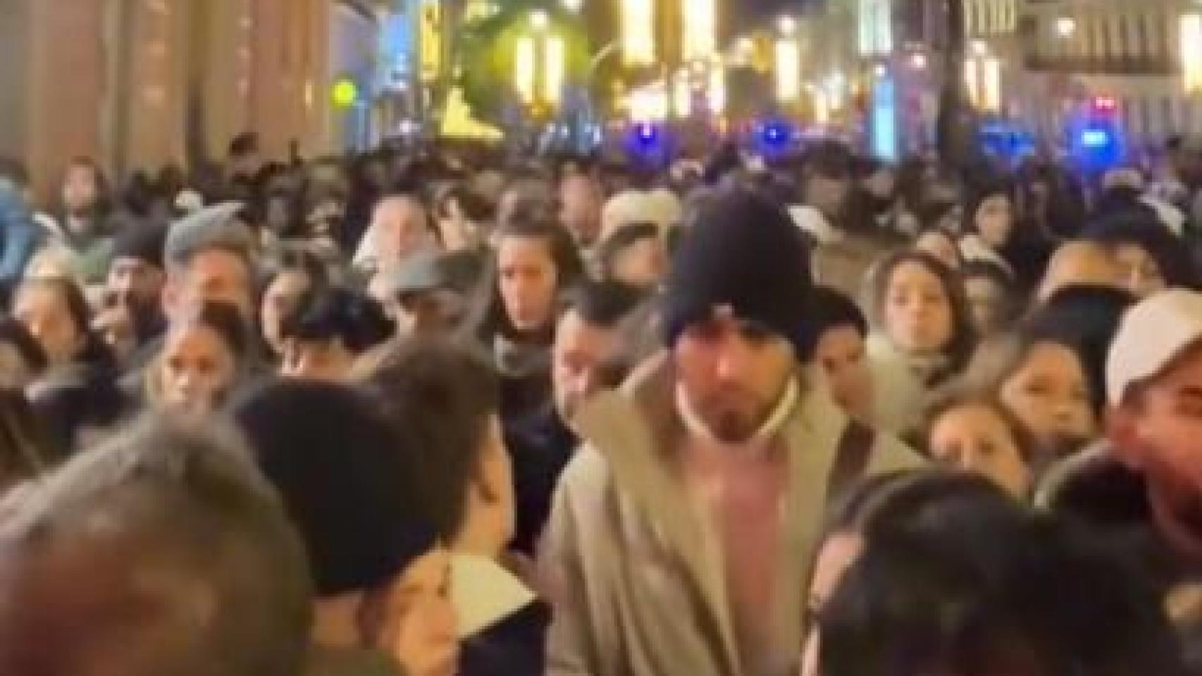 El centro de Madrid colapsado estas últimas semanas para ver las luces de Navidad.