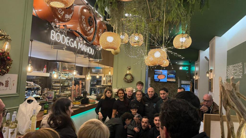 Andrés Iniesta en La Marteña Cañas y Tapas.