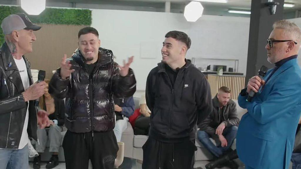 Coto Matamoros y Kiko Hernández se reencuentran en 'La casa de los gemelos 2'.