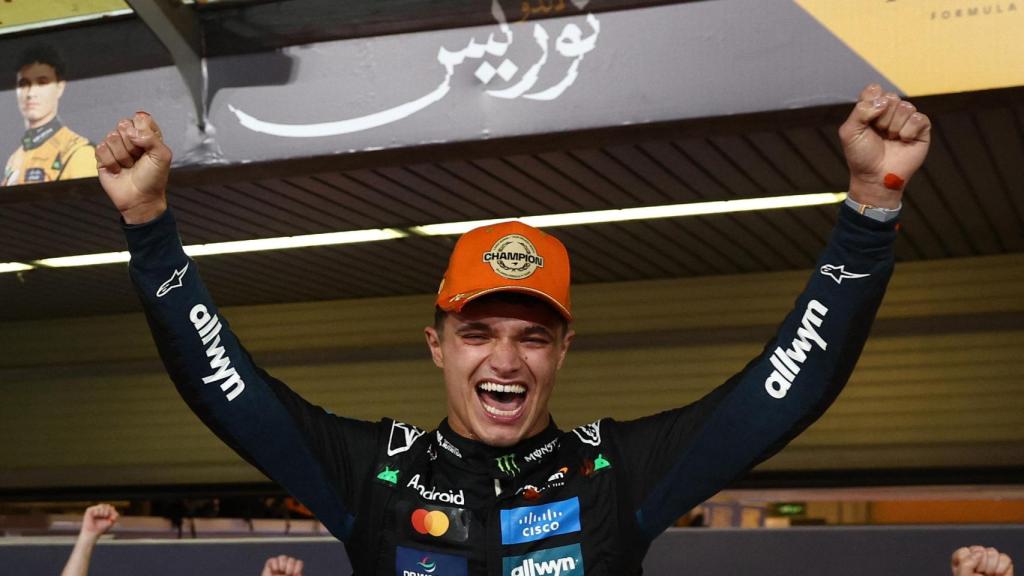 Lando Norris, tras proclamarse campeón de la Fórmula 1