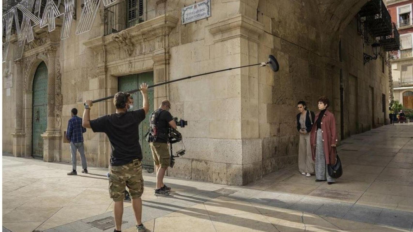 Un rodaje en Alicante.