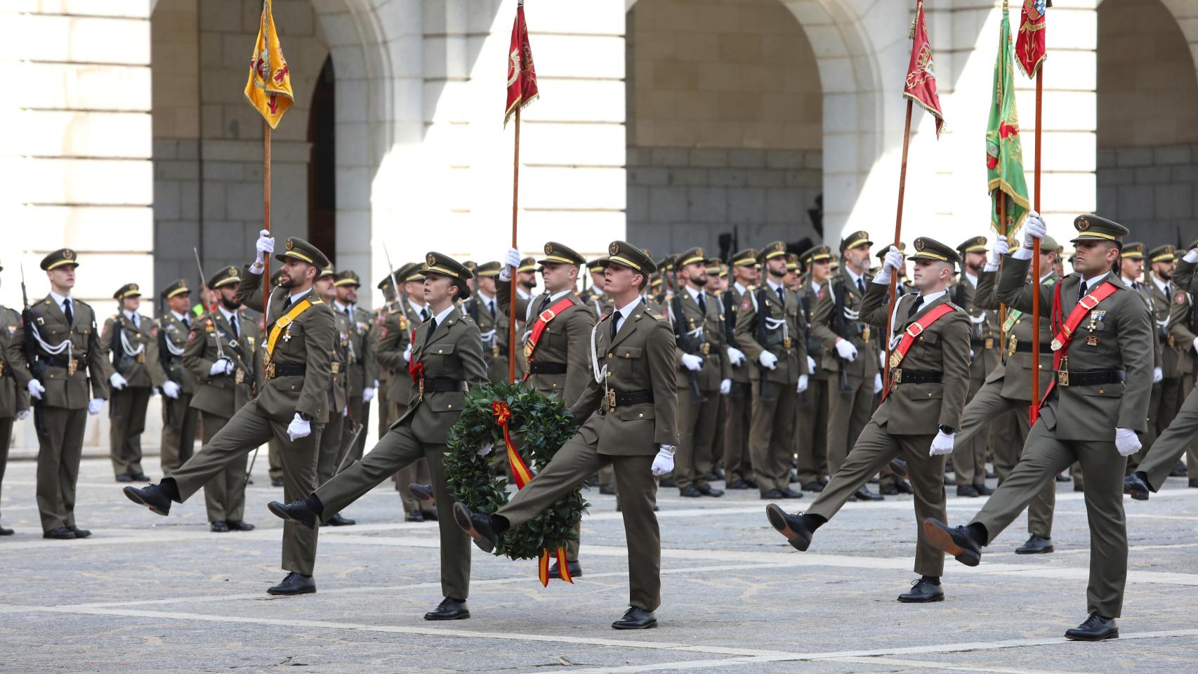 Acto castrense en el que se ha celebrado la festividad donde se ha celebrado el día de la patrona de Infantería.