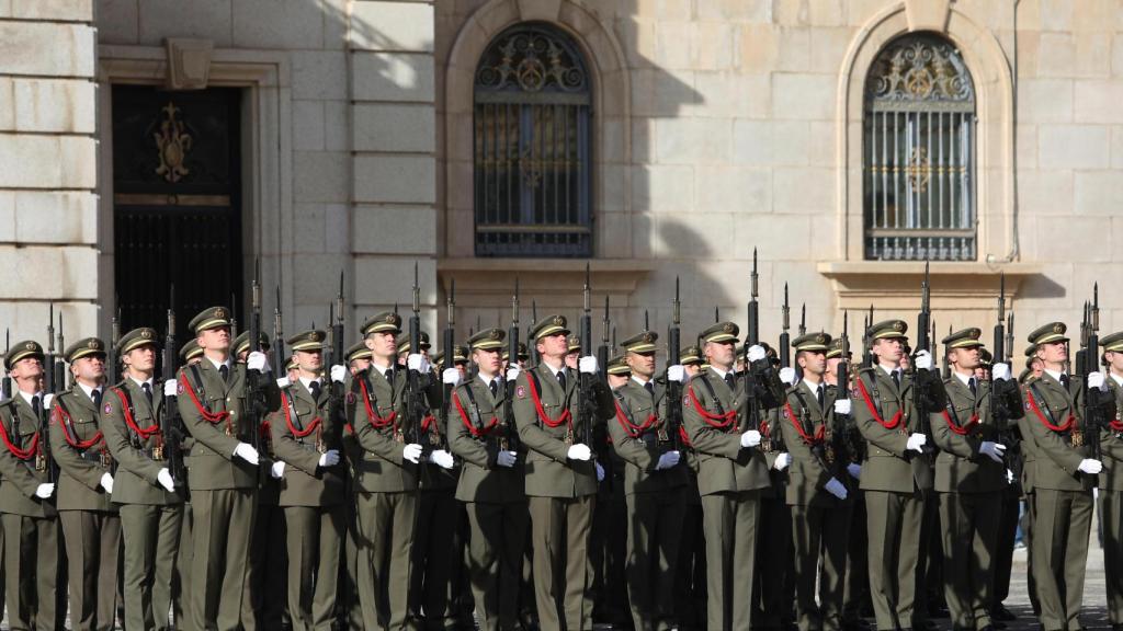 Acto castrense en el que se ha celebrado la festividad donde se ha celebrado el día de la patrona de Infantería.