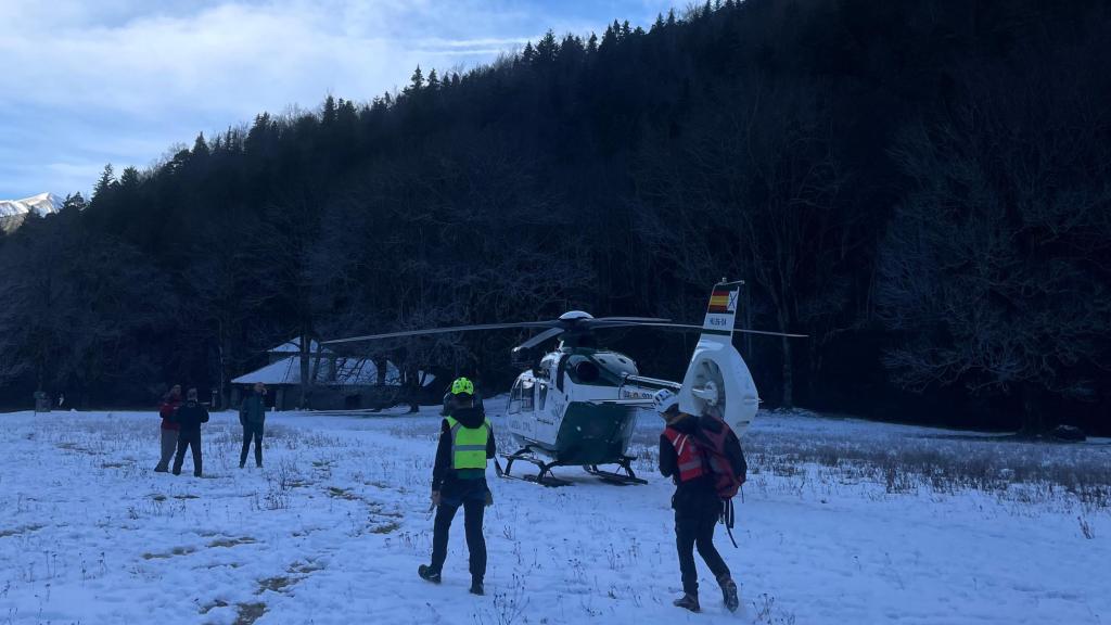 Imagen de uno de los rescates.