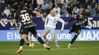 Málaga CF vs. Real Zaragoza de Segunda División, en La Rosaleda