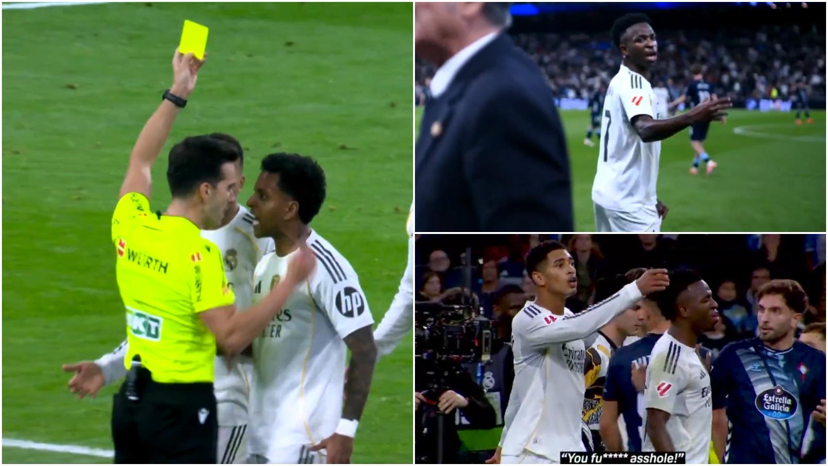 Las imágenes de la trifulca con Quintero González en el Bernabéu