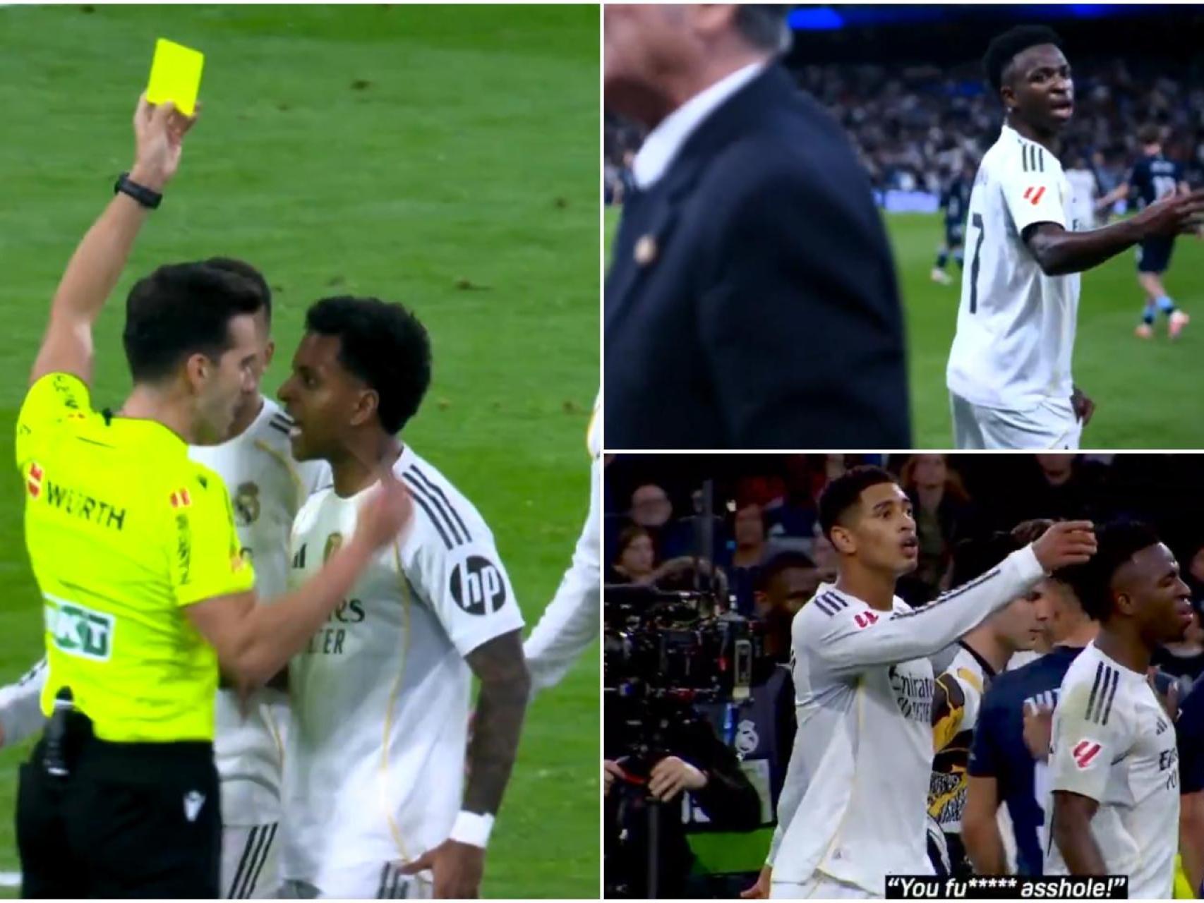 Las imágenes de la trifulca con Quintero González en el Bernabéu