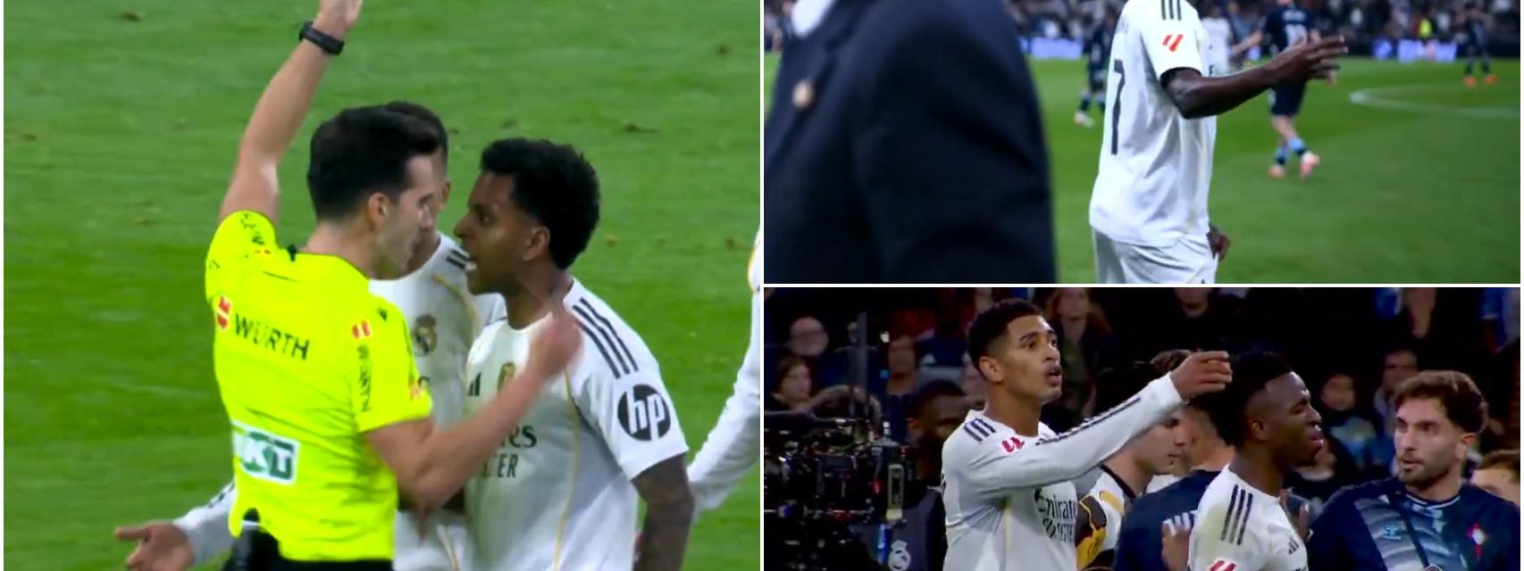 Las imágenes de la trifulca con Quintero González en el Bernabéu