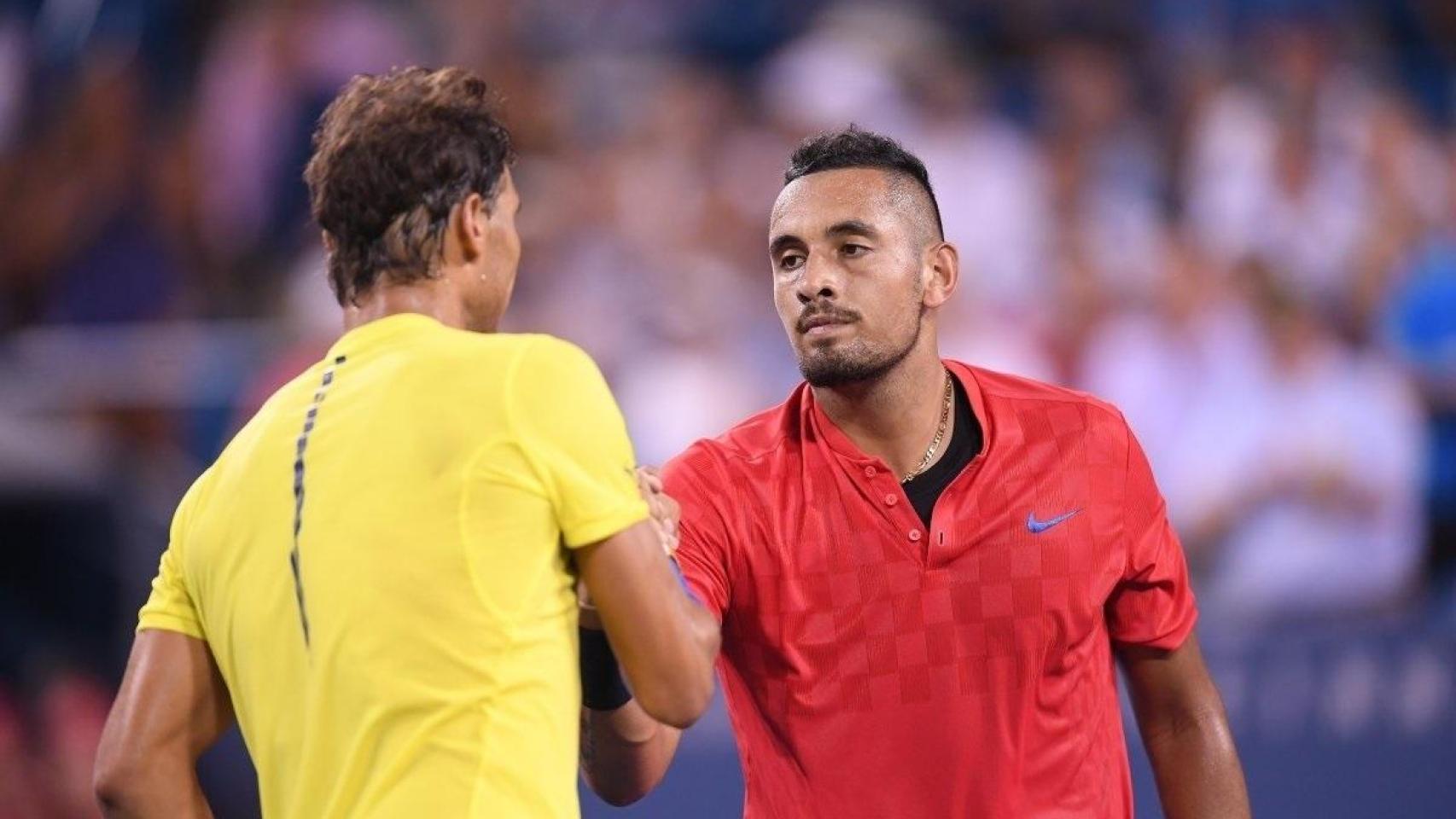 Kyrgios y Nadal, durante uno de sus enfrentamientos