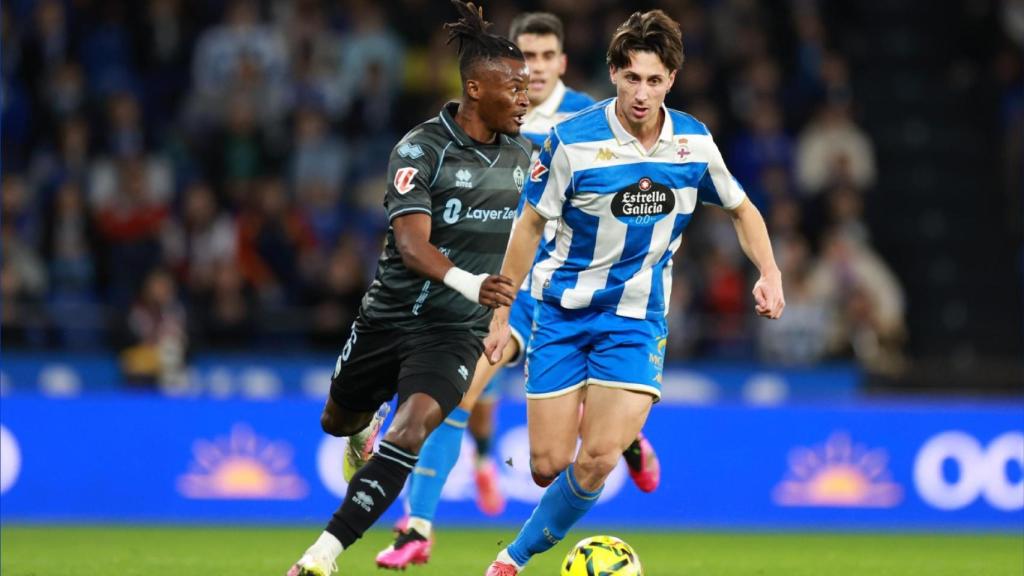 Mulattieri, en el partido contra el Castellón en Riazor.