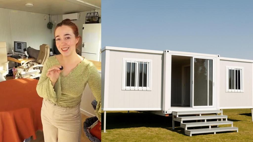 Esther, sobre vivir en una casa prefabricada.