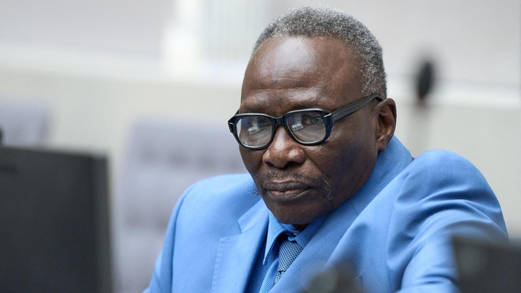 Ali Muhammad Ali Abd al Rahman durante la audiencia de la Corte Penal Internacional.