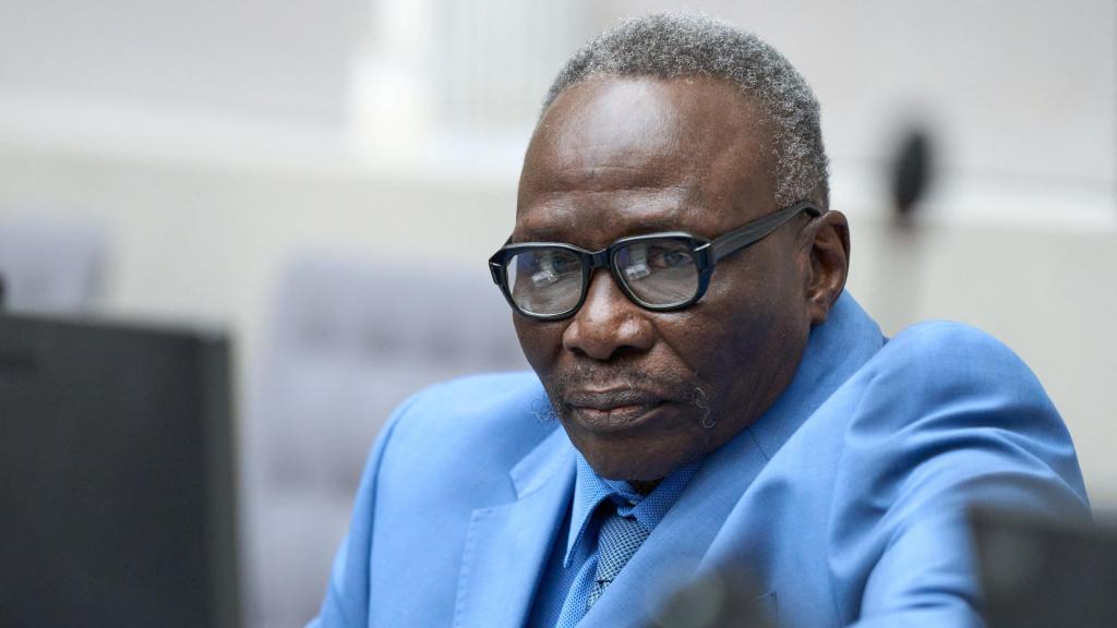 Ali Muhammad Ali Abd al Rahman durante la audiencia de la Corte Penal Internacional.