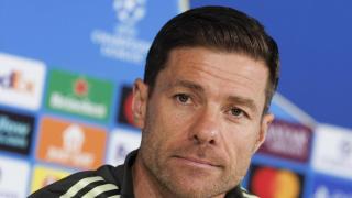 Xabi Alonso, en rueda de prensa con el Real Madrid