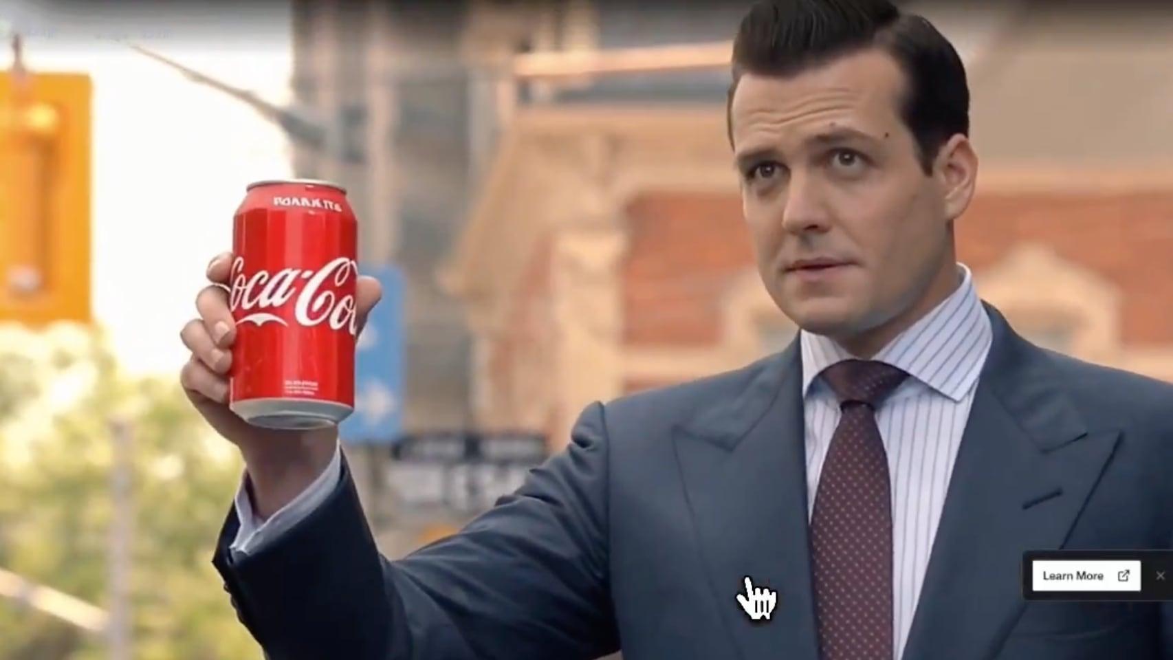 Anuncio en una serie generado con IA