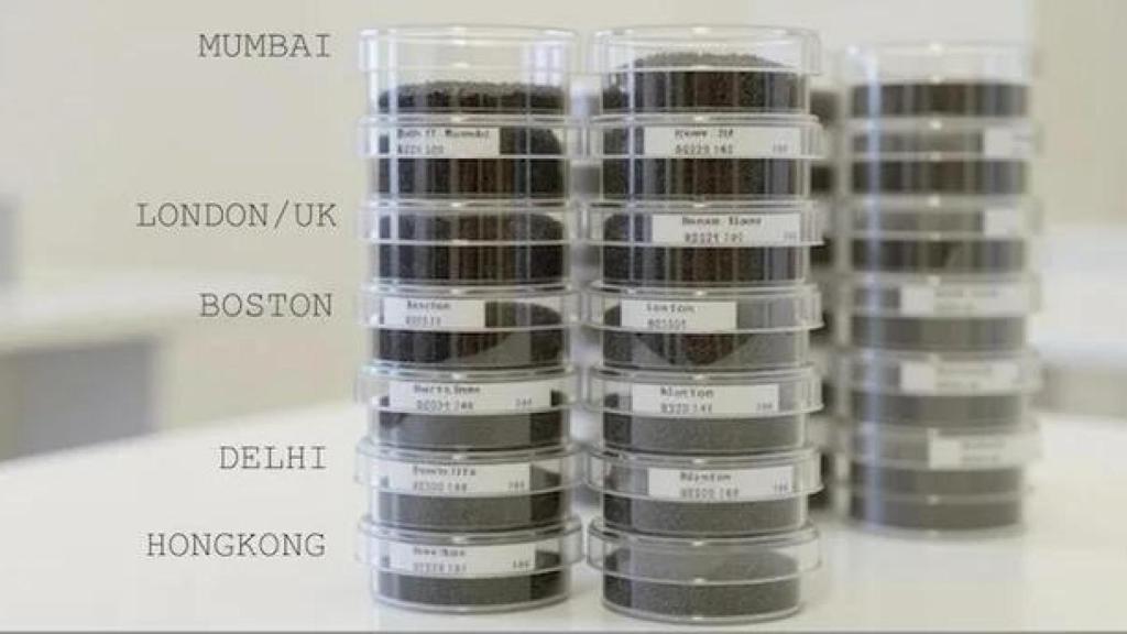 En Graviky Labs capturan de escape, las refinan y suministran pigmento reciclado.