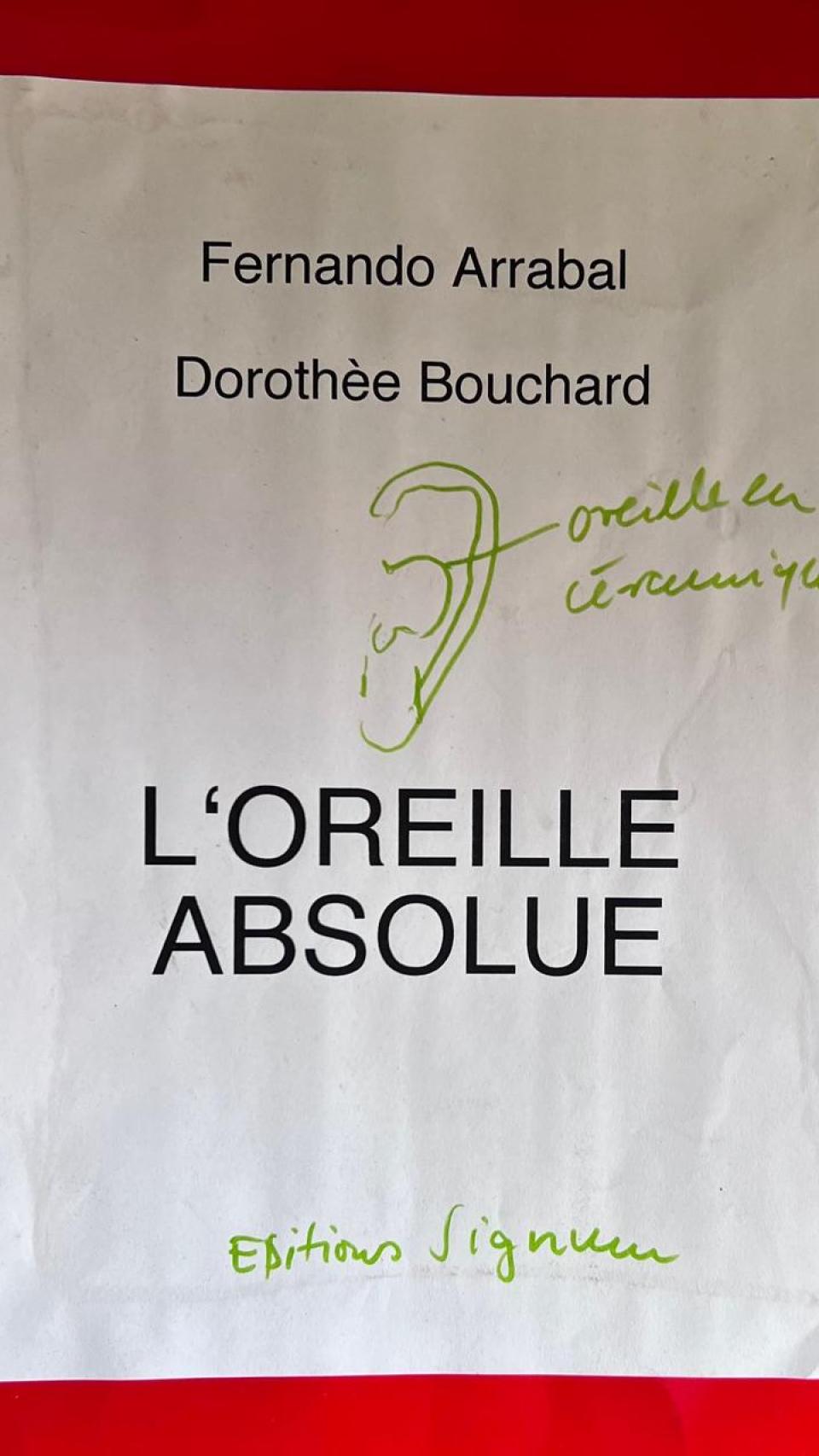 Libro de bibliofilia (23 x 19 cm) de Dorothée Harten.