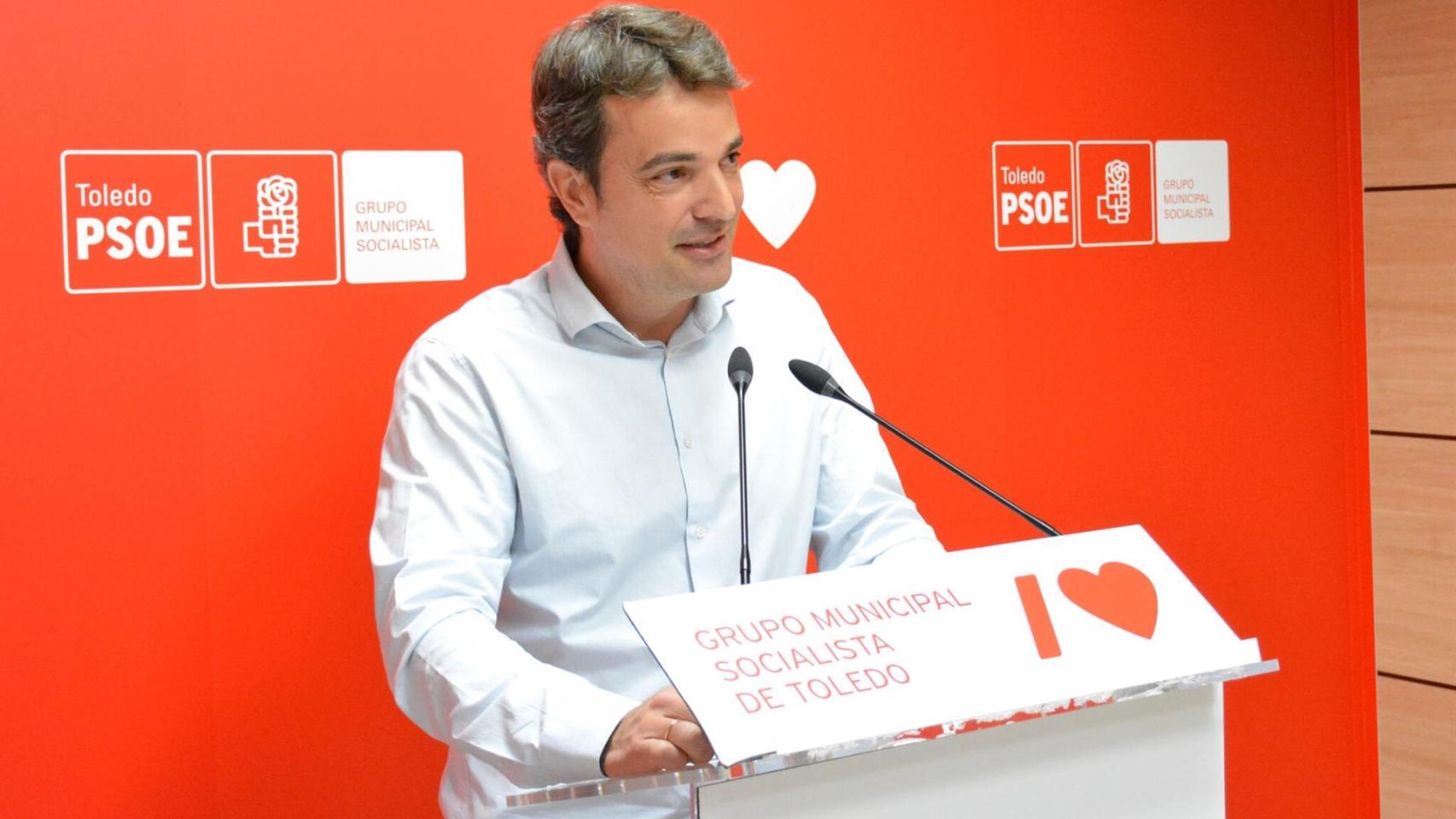 El concejal del PSOE en el Ayuntamiento de Toledo Pablo García.