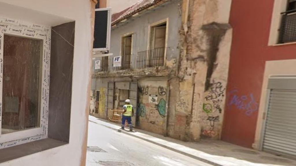 Imagen de la calle Refino, en el Centro histórico de Málaga.