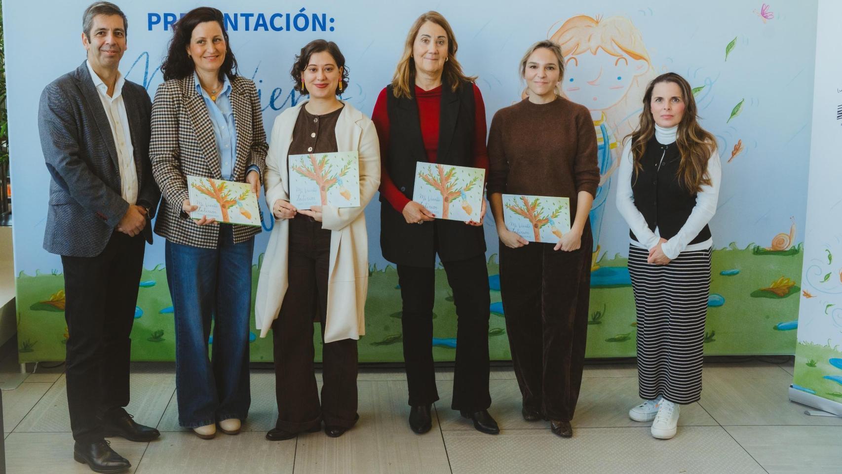 Un momento de la presentación del cuento solidario Mi viento interior.