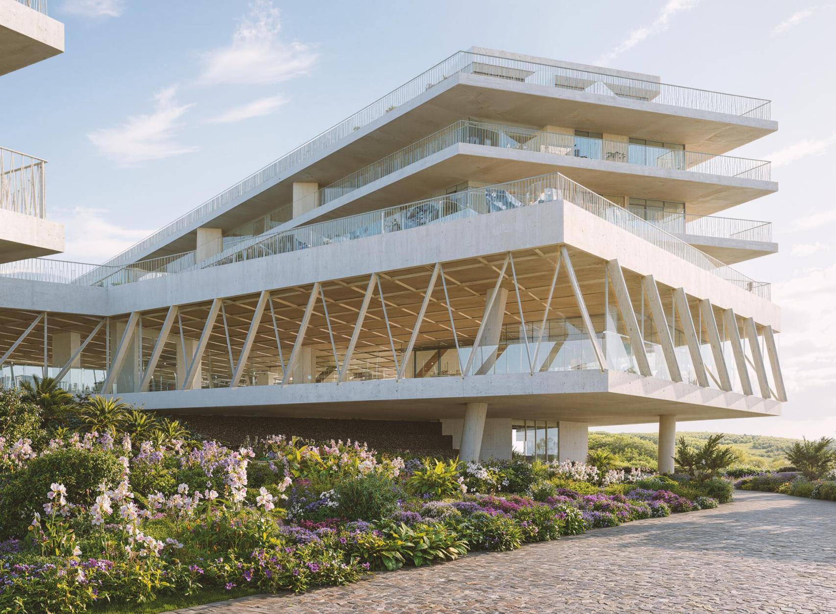 Arquitectura del complejo residencial Vesta Mare.