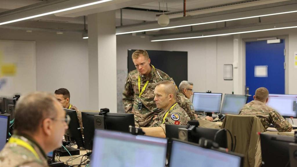 Puesto de Mando en el ejercicio Steadfast Gadder 2025