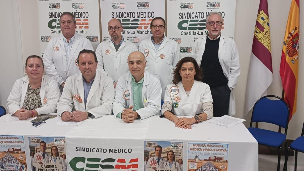 Rueda de prensa del Sindicato Médico de Castilla-La Mancha.