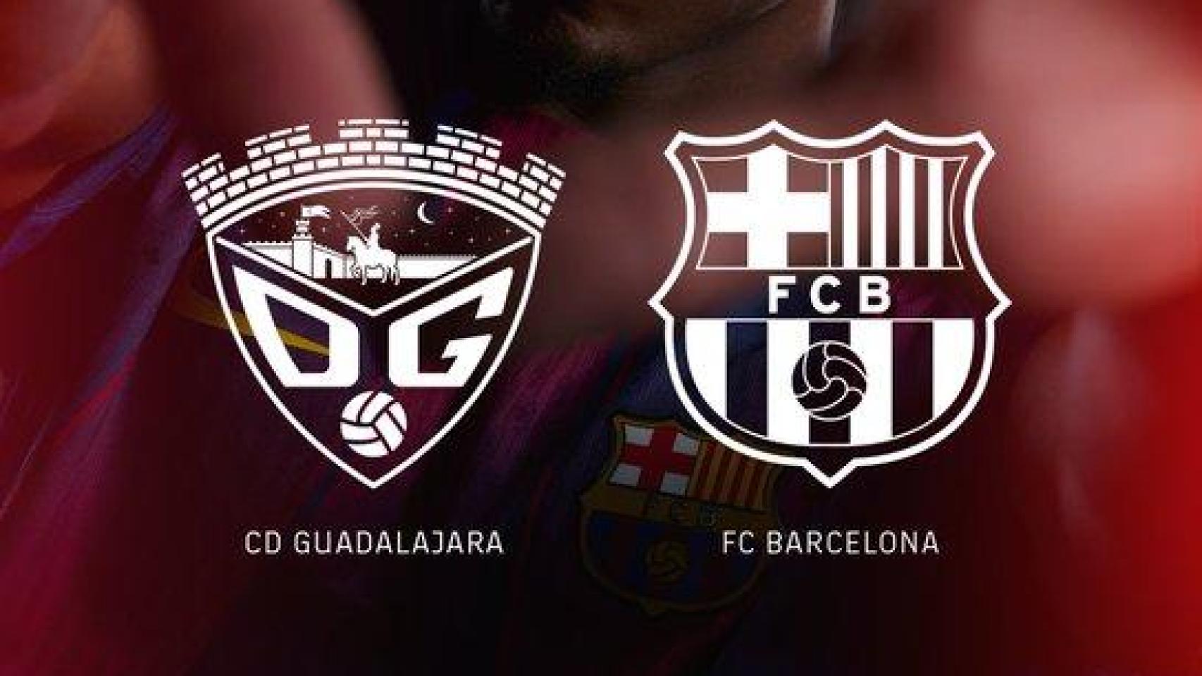 Cartel del partido publicado por el FC Barcelona.